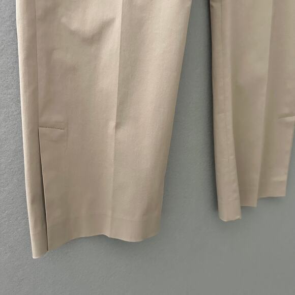 Gerard Darel Khaki Cropped Sailor Pants Size 12 US / 44 FR Stretch - Picture 5 of 14